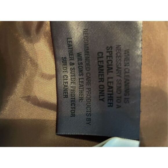 Wilson Leather Tan Zip Up Jacket - Picture 6 of 8